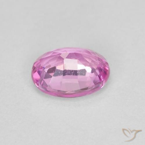 9,17 ctw natürlicher Helles Royal Lila Pink Saphir, Oval, VVS-VS