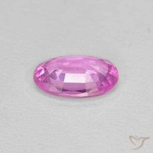 9,17 ctw natürlicher hellrosa Saphir, Oval, VVS-VS