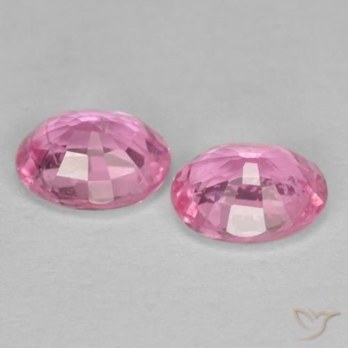 0.90 ct natürliche Königslila Rosa Saphir-Edelsteine, Oval, VS-SI