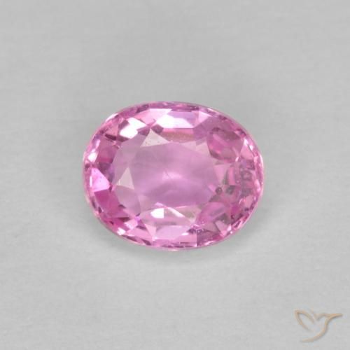 0.47ct Natürlicher Mittelrosa Saphir, Oval, VS