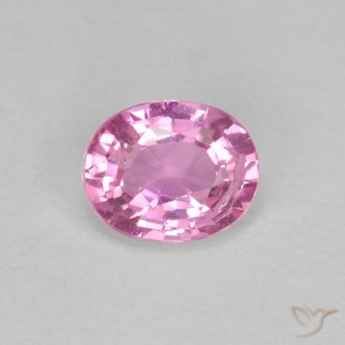 0.43ct Natürlicher Königslila Rosa Saphir, Oval, VS
