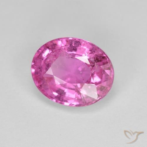 9,17 ctw natürlicher Intensives Rosa Saphir, Oval, VS