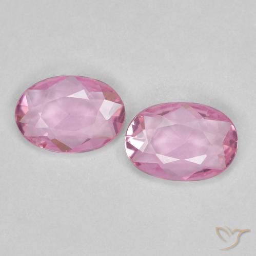 0.73ctw Natürlicher Sehr helles Rosa Saphir, Oval, VVS