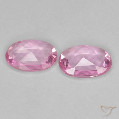 0.73 ct natürliche Sehr helles Rosa Saphir-Edelsteine, Oval, VVS