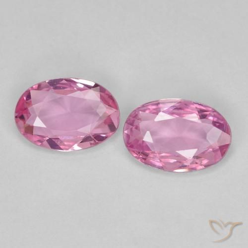 0.74ctw Natürlicher Sehr helles Rosa Saphir, Oval, VVS-VS