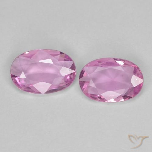 0.73 ct natürliche Königslila Rosa Saphir-Edelsteine, Oval, VVS-VS