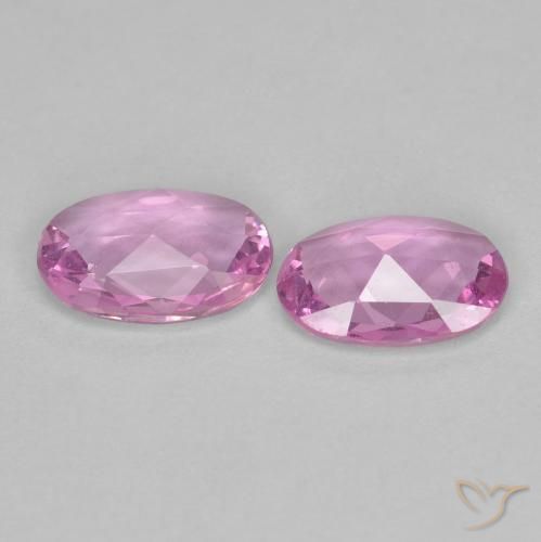 0.73 ct natürliche Königslila Rosa Saphir-Edelsteine, Oval, VVS-VS