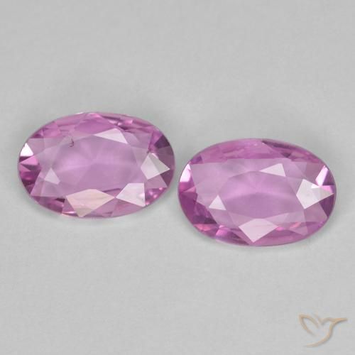 0.70ctw Natürlicher helllila- Saphir, Oval, VVS-VS