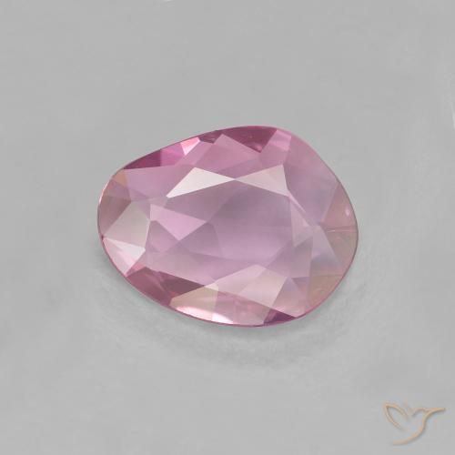 0.77ct Natürlicher Mittel-Hellrosa Saphir, Fantasie, VVS