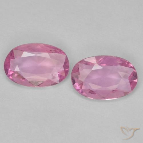 0.73ctw Natürlicher Sehr helles Royal Purple Pink Saphir, Oval, VS