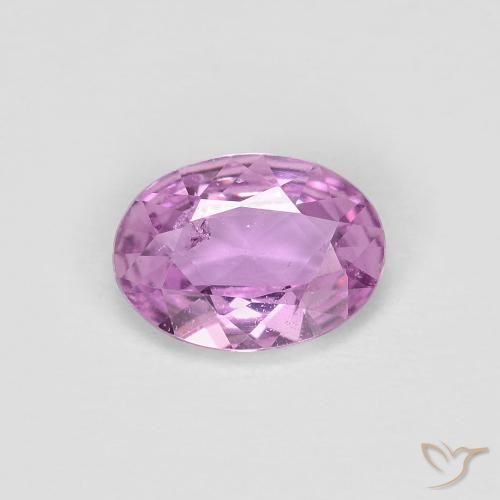 0.63ct Natürlicher hellviolett Saphir, Oval, VS
