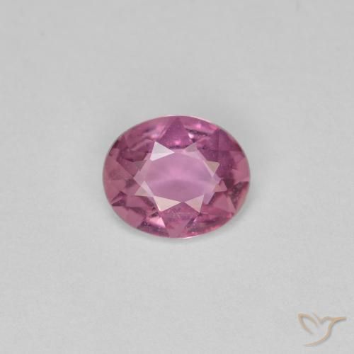 0.54ct Natürlicher tiefrosa Saphir, Oval, VVS-VS