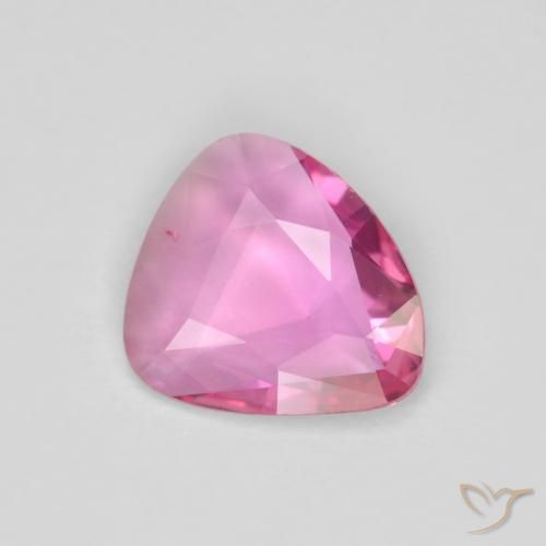 0.82ct Natürlicher tiefrosa Saphir, Fantasie, VVS