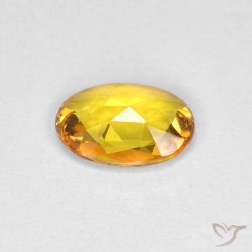9,17 ctw natürlicher Golden Saphir, Oval, VS