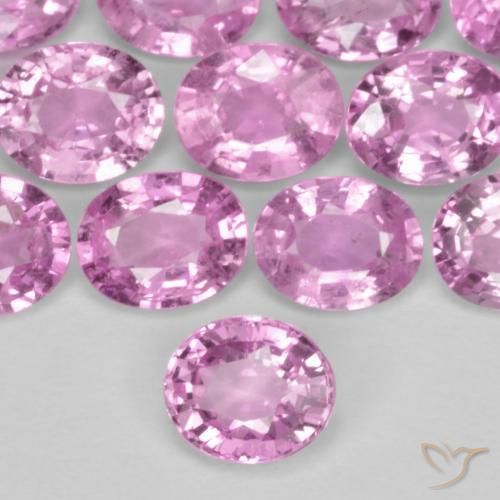 9,17 ctw natürlicher Helles Royal Lila Pink Saphir, Oval, VS