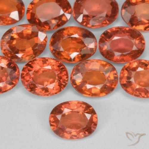 0.41ct Natürlicher Johannisbeere Rot Saphir, Oval, VS