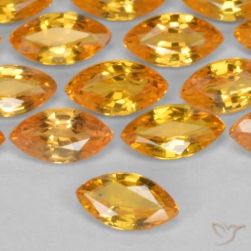 9,17 ctw natürlicher Golden Saphir, Marquise, VS