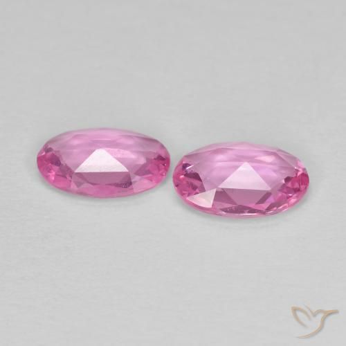 0.78 ct natürliche Intensives Rosa Saphir-Edelsteine, Oval, VS