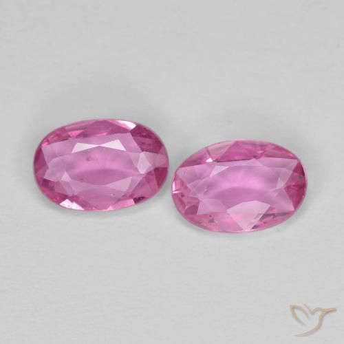 0.98ctw Natürlicher Königslila Rosa Saphir, Oval, VVS-VS