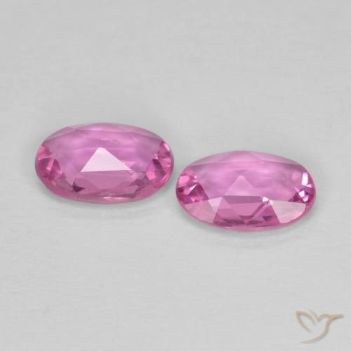 0.98 ct natürliche Königslila Rosa Saphir-Edelsteine, Oval, VVS-VS