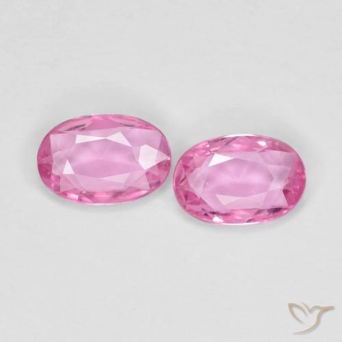 0.90ctw Natürlicher Mittelrosa Saphir, Oval, VS