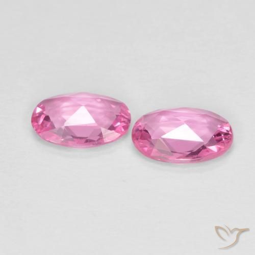 0.88 ct natürliche Intensives Rosa Saphir-Edelsteine, Oval, VS