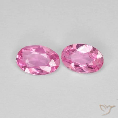 0.68 ct natürliche Mittelrosa Saphir-Edelsteine, Oval, VVS-VS