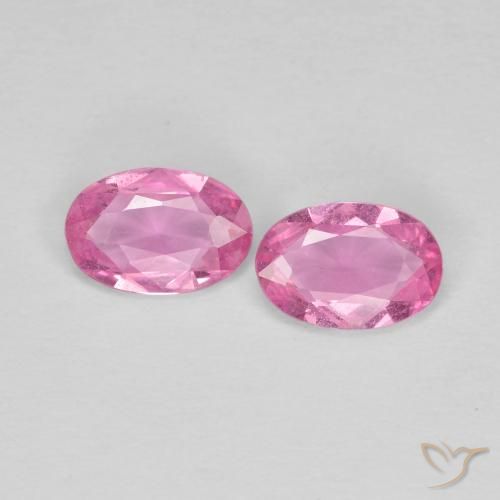 0.73ctw Natürlicher Königslila Rosa Saphir, Oval, VS