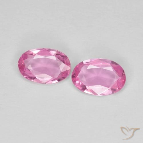 0.69ctw Natürlicher Mittelrosa Saphir, Oval, VS