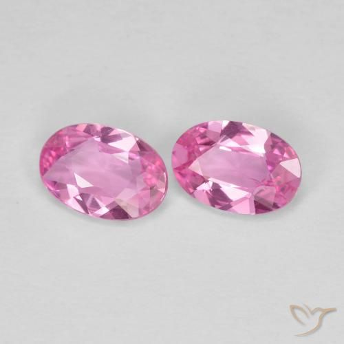 0.85 ct natürliche Intensives Rosa Saphir-Edelsteine, Oval, VS