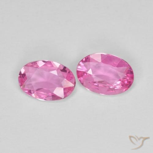 0.78 ct natürliche Königslila Rosa Saphir-Edelsteine, Oval, VVS-VS