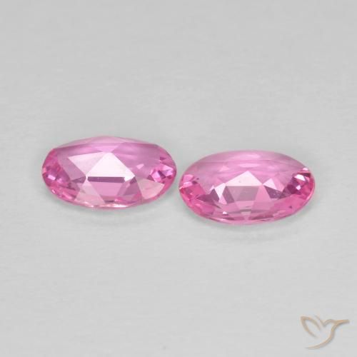 0.78 ct natürliche Königslila Rosa Saphir-Edelsteine, Oval, VVS-VS