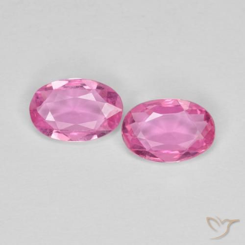 0.77ctw Natürlicher Mittelrosa Saphir, Oval, VVS-VS