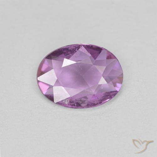 0.65ct Natürlicher Lila Lila Saphir, Oval, VS