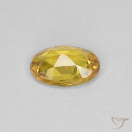 9,17 ctw natürlicher Golden Saphir, Oval, VS