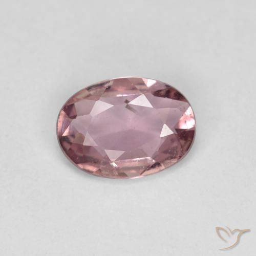 0.65ct Natürlicher tiefrosa Saphir, Oval, VS
