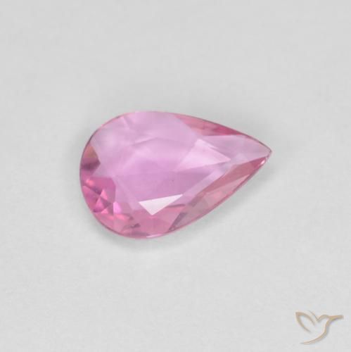 9,17 ctw natürlicher pink Saphir, Birnenform, VVS