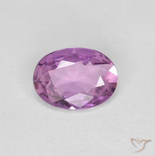 0.70ct Natürlicher Rosaviolettes Lila Saphir, Oval, VVS