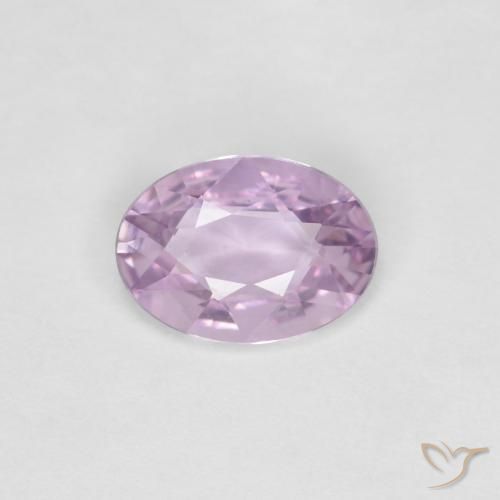 0.58ct Natürlicher Sehr helles Lila Saphir, Oval, VVS