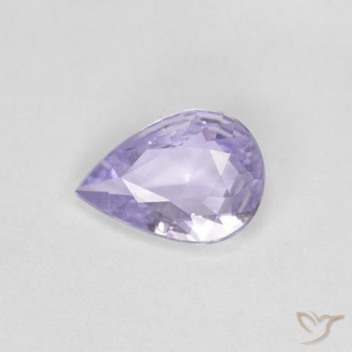 0.62ct Natürlicher Rosaig-violett Saphir, Birnenform, VVS