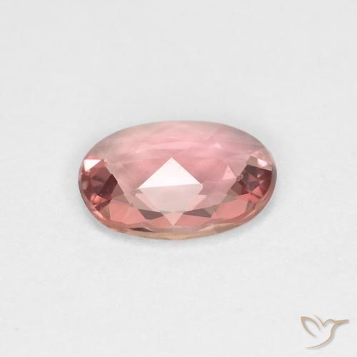 9,17 ctw natürlicher hellrosa Saphir, Oval, VVS-VS