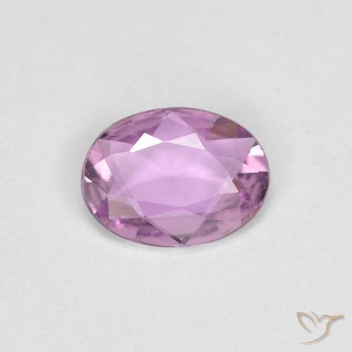 0.51ct Natürlicher Mittel-Helllila Saphir, Oval, VVS-VS