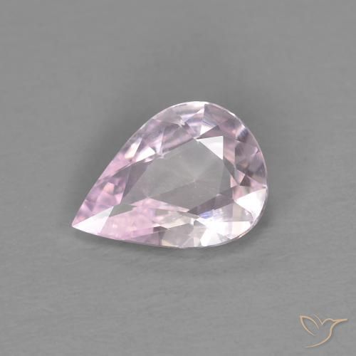 0.51ct Natürlicher Sehr helles Lavendelrosa Saphir, Birnenform, VVS-VS