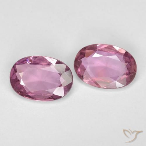 1.56 ct natürliche Mittelviolett Saphir-Edelsteine, Oval, VS