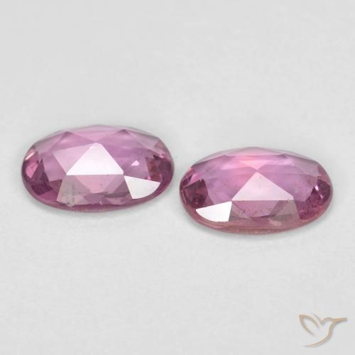 1.56 ct natürliche Mittelviolett Saphir-Edelsteine, Oval, VS