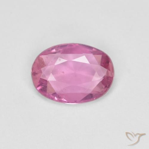 0.64ct Natürlicher Intensives Rosa Saphir, Oval, VS