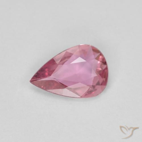 0.48ct Natürlicher pink Saphir, Birnenform, VS