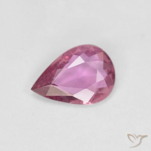 0.53ct Natürlicher Mittelrosa Saphir, Birnenform, VS