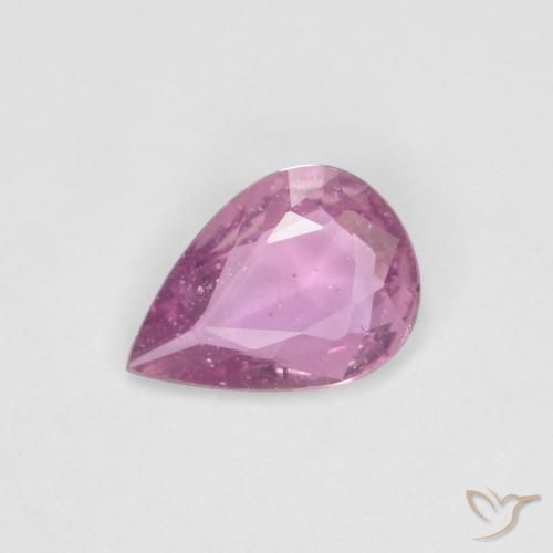 0.56ct Natürlicher Helles Magenta Saphir, Birnenform, VS