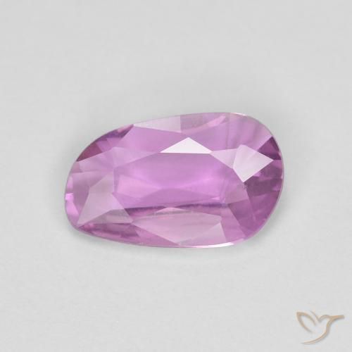 0.69ct Natürlicher Tiefrosa-Lila Saphir, Fantasie, VS